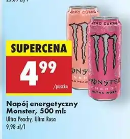 Biedronka Napój energetyczny Monster 500 ml oferta