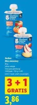 Lidl GERBER Mus owocowy oferta