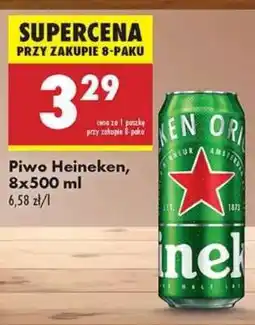Biedronka Piwo Heineken, 8x500 ml oferta