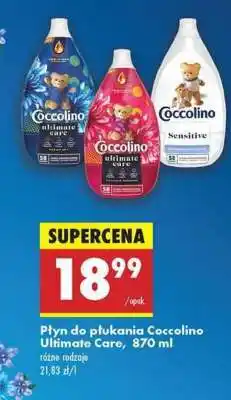 Biedronka Płyn do płukania Coccolino Ultimate Care, 870 ml oferta