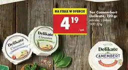 Biedronka Ser Camembert Delikate 120 g oferta