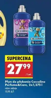 Biedronka Płyn do płukania Coccolino Perfume&Care, 2x1,275 l oferta