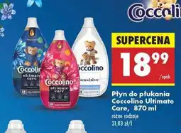 Biedronka Płyn do płukania Coccolino Ultimate Care, 870 ml oferta