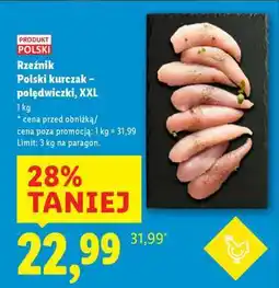 Lidl RZEŹNIK Polski kurczak – polędwiczki, XXL oferta