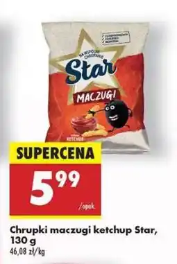 Biedronka Chrupki maczugi ketchup Star, 130 g oferta