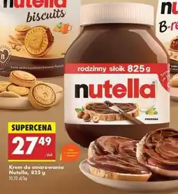 Biedronka Krem do smarowania Nutella 825 g oferta