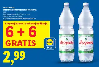 Lidl Muszynianka Woda mineralna magnezowo-wapniowa oferta