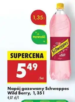 Biedronka Napój gazowany Schweppes Wild Berry, 1,35 l oferta