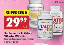 Biedronka Suplementy Activlab, 90 szt./120 szt oferta