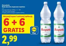 Lidl MUSZYNIANKA Woda mineralna magnezowo- -wapniowa oferta