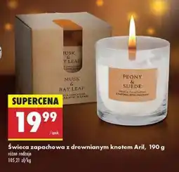 Biedronka Świeca zapachowa z drewnianym knotem Aril, 190 g oferta