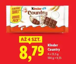 Lidl Kinder Country oferta