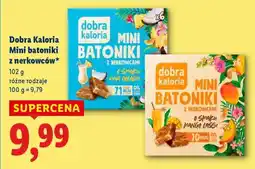Lidl Dobra Kaloria Mini batoniki z nerkowców oferta