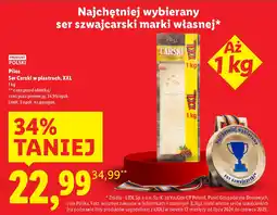 Lidl Pilos Ser Carski w plastrach, XXL oferta