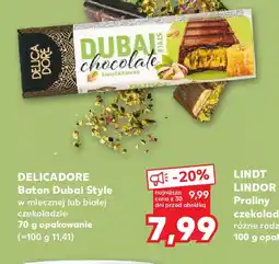 Kaufland Baton Dubai Style Delicadore oferta