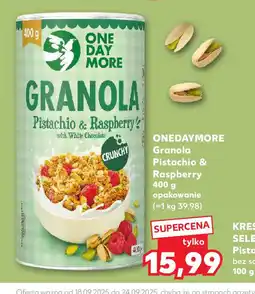 Kaufland Granola One Day More Pistachio & Raspberry oferta