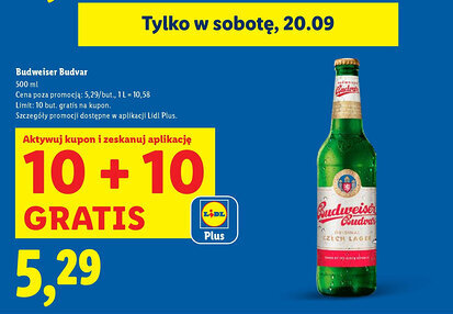 Lidl Budweiser Budvar oferta