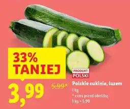 Lidl Polskie cukinie, luzem oferta