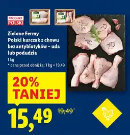 Lidl Zielone Fermy Polski kurczak z chowu uda lub podudzia oferta