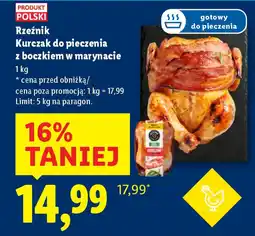 Lidl Rzeźnik Kurczak do pieczenia z boczkiem w marynacie oferta
