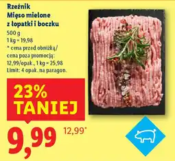 Lidl Rzeźnik Mięso mielone z łopatki i boczku oferta