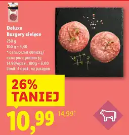Lidl Deluxe Burgery cielęce oferta