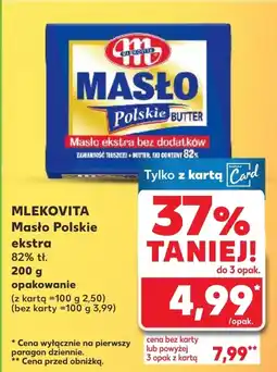 Kaufland Masło Mlekovita oferta