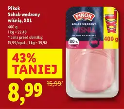 Lidl Pikok Schab wędzony wiśnią, XXL oferta