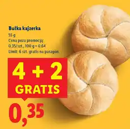 Lidl Bułka kajzerka oferta