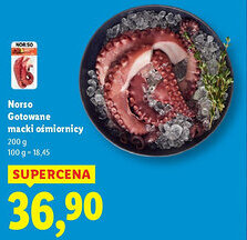 Lidl Norso Gotowane macki ośmiornicy oferta