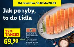 Lidl Łosoś atlantycki, porcje z fileta, XXL oferta