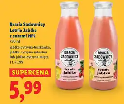 Lidl Bracia Sadownicy Letnie Jabłko z sokami NFC oferta