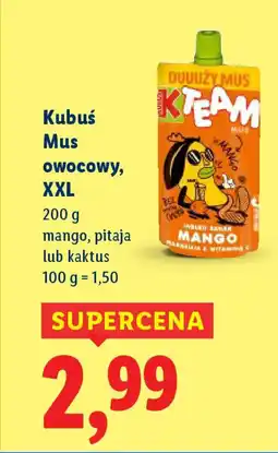 Lidl Kubuś Mus owocowy, XXL oferta