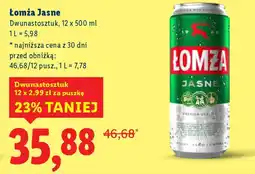 Lidl Łomża Jasne oferta