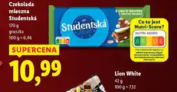 Lidl Czekolada mleczna Studentská oferta