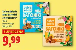Lidl Dobra Kaloria Mini batoniki z nerkowców oferta