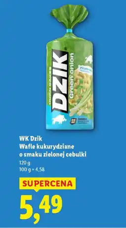 Lidl WK Dzik Wafle kukurydziane o smaku zielonej cebulki oferta