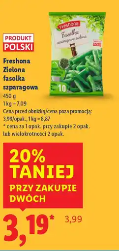 Lidl Freshona Zielona fasolka szparagowa oferta