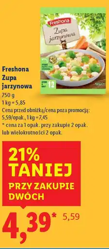 Lidl Freshona Zupa jarzynowa oferta