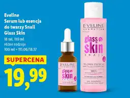 Lidl Eveline Serum lub esencja do twarzy Snail Glass Skin oferta