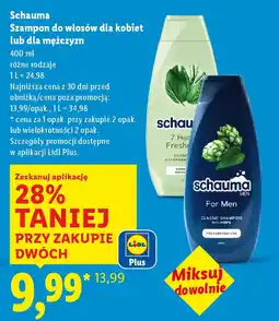 Lidl Schauma Szampon do włosów dla kobiet lub dla mężczyzn oferta