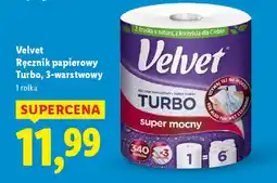 Lidl Velvet Ręcznik papierowy Turbo, 3-warstwowy oferta