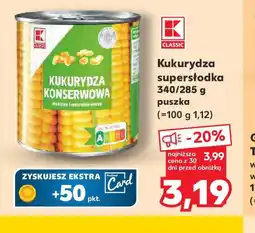 Kaufland Kukurydza supersłodka oferta