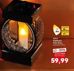 Kaufland Znicz kapliczka koło róża 95 g oferta