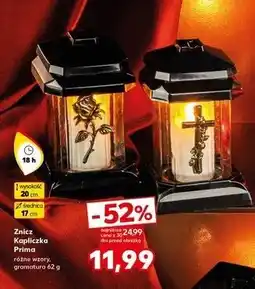 Kaufland Znicz prima 1 krzyż oferta