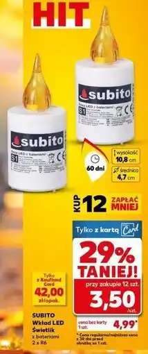 Kaufland Wkład led 60 dni żółty Subito oferta