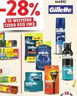 Intermarche Pianka do golenia sensitive Gillette Foam oferta