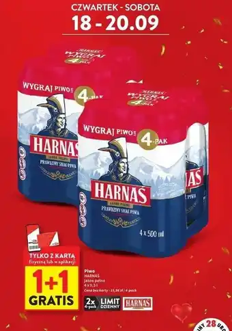 Intermarche Piwo Harnaś Jasne Pełne oferta