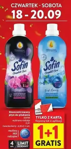 Intermarche Płyn do płukania floral passion Sofin Complete Care oferta