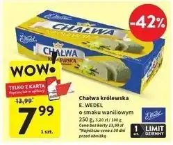 Intermarche Chałwa królewska waniliowa E. Wedel oferta